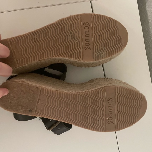 SOLUDOS MINORCA ESPADRILLE SANDAL WEDGE - Picture 4 of 5